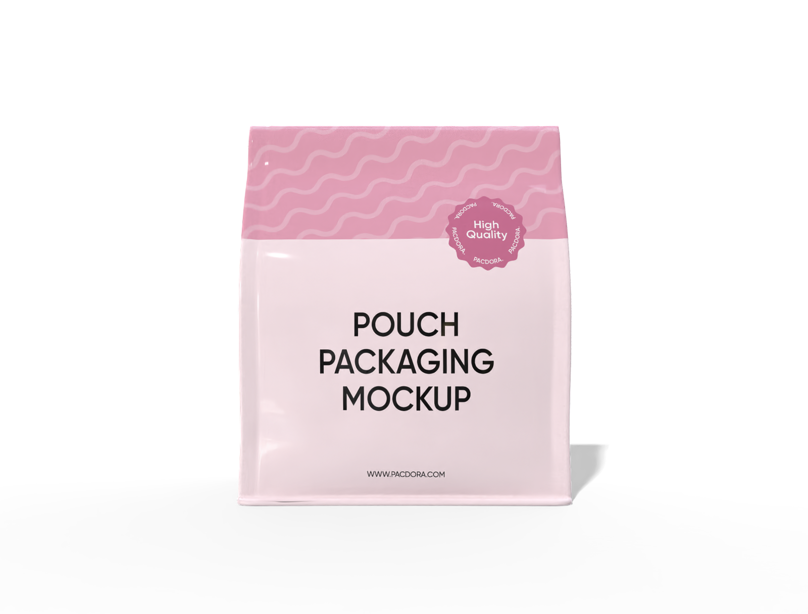 13 × 8 × 20 stand-up coffee pouch mockup