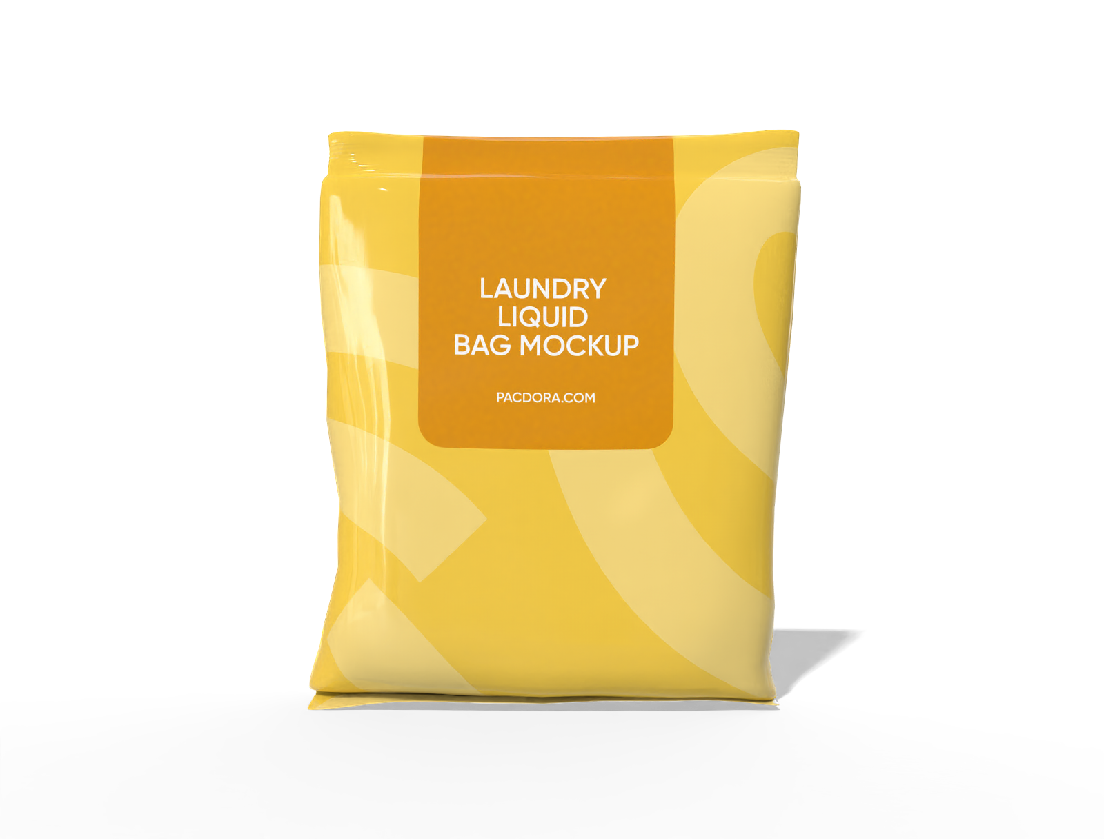 × × back-seal food pouch mockup