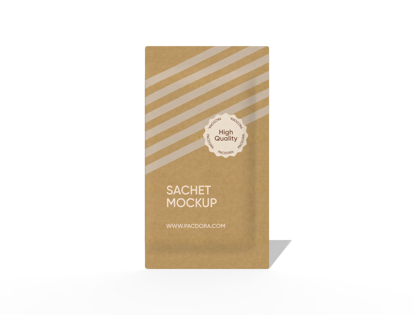 5 × 9 kraft paper medical pouch mockup