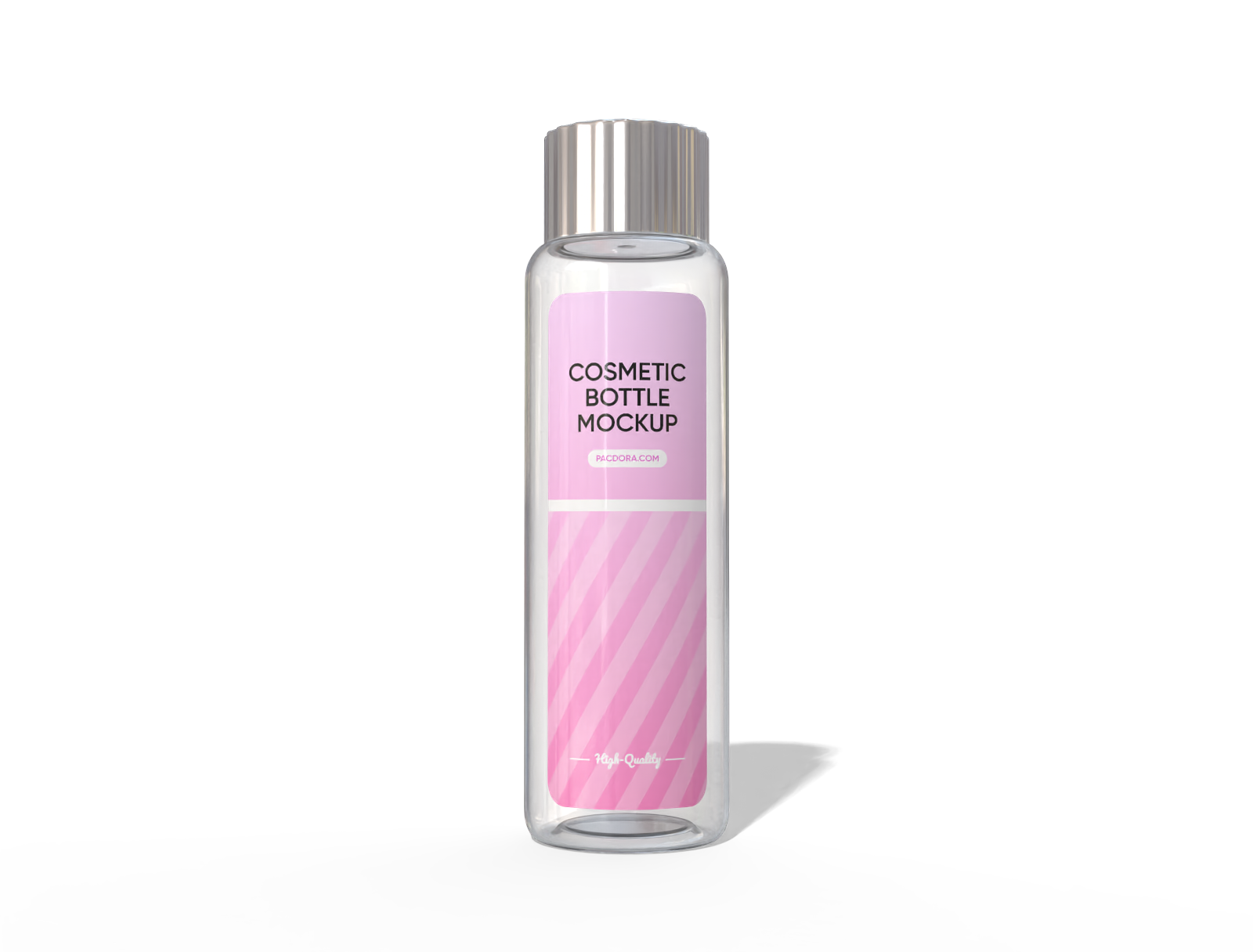 40 ml glass cosmetic bottle mockup