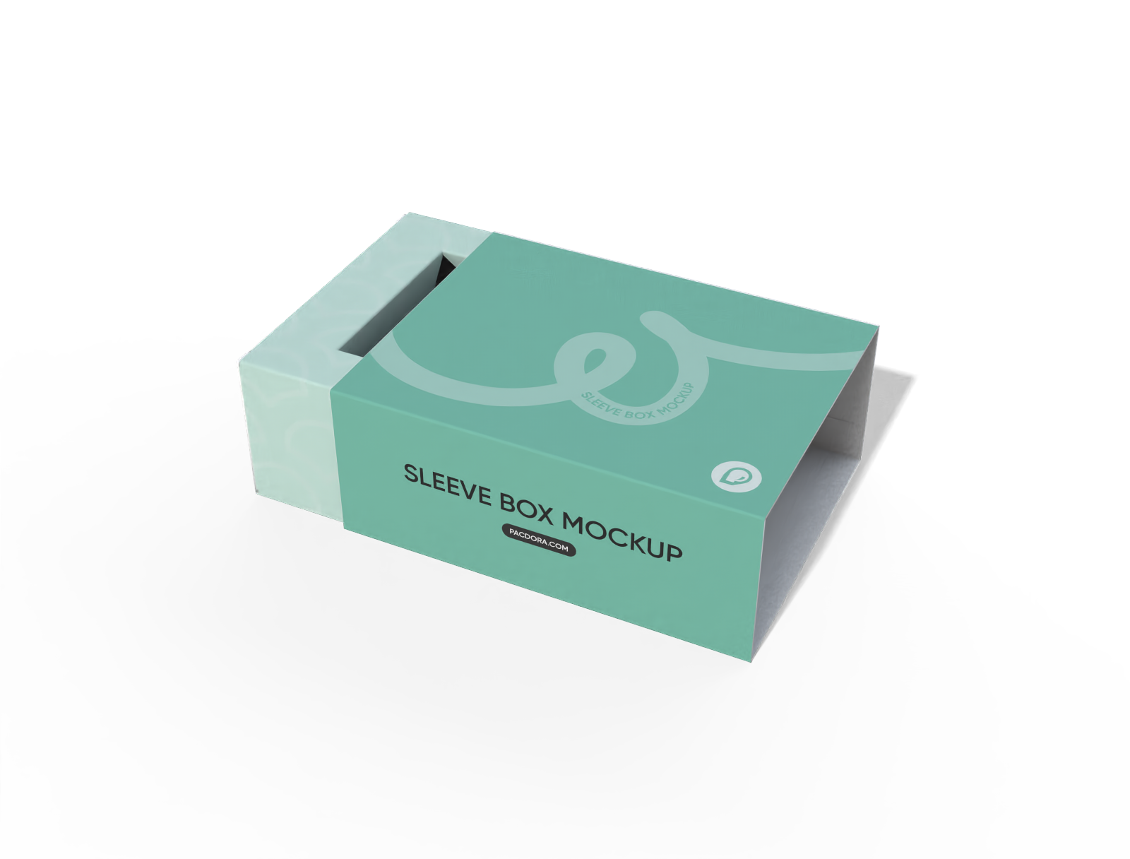 Gift tray drawer box mockup