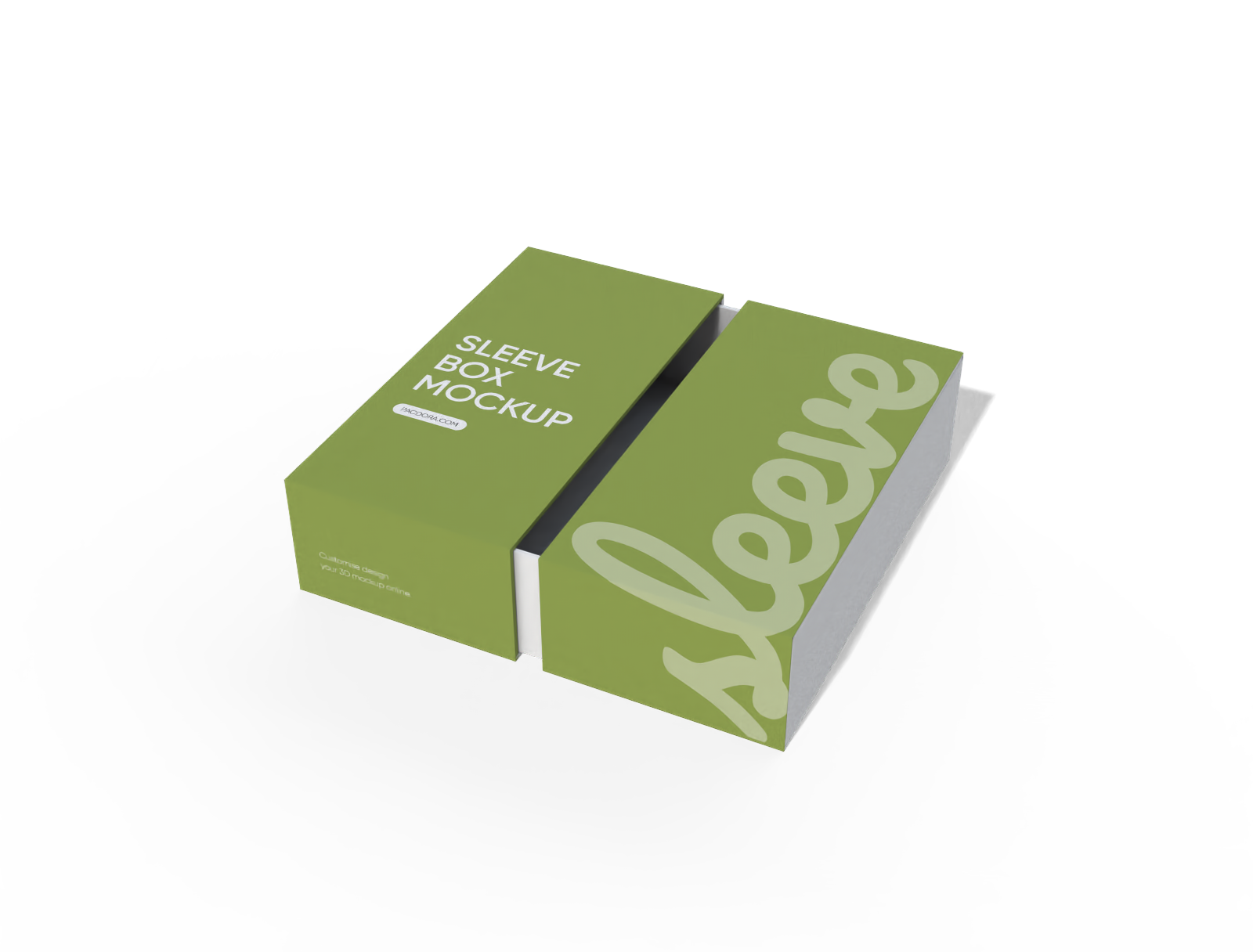 Double door open gift boxes mockup Double door open gift boxes mockup