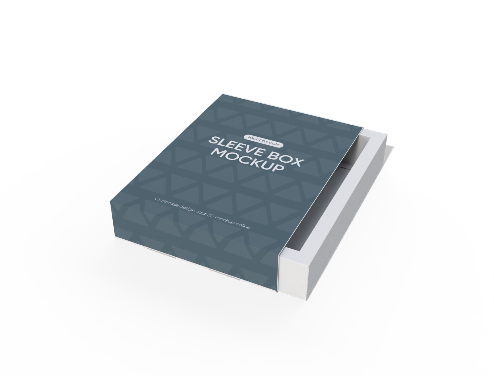 Book sleeve box mockup Book sleeve box mockup