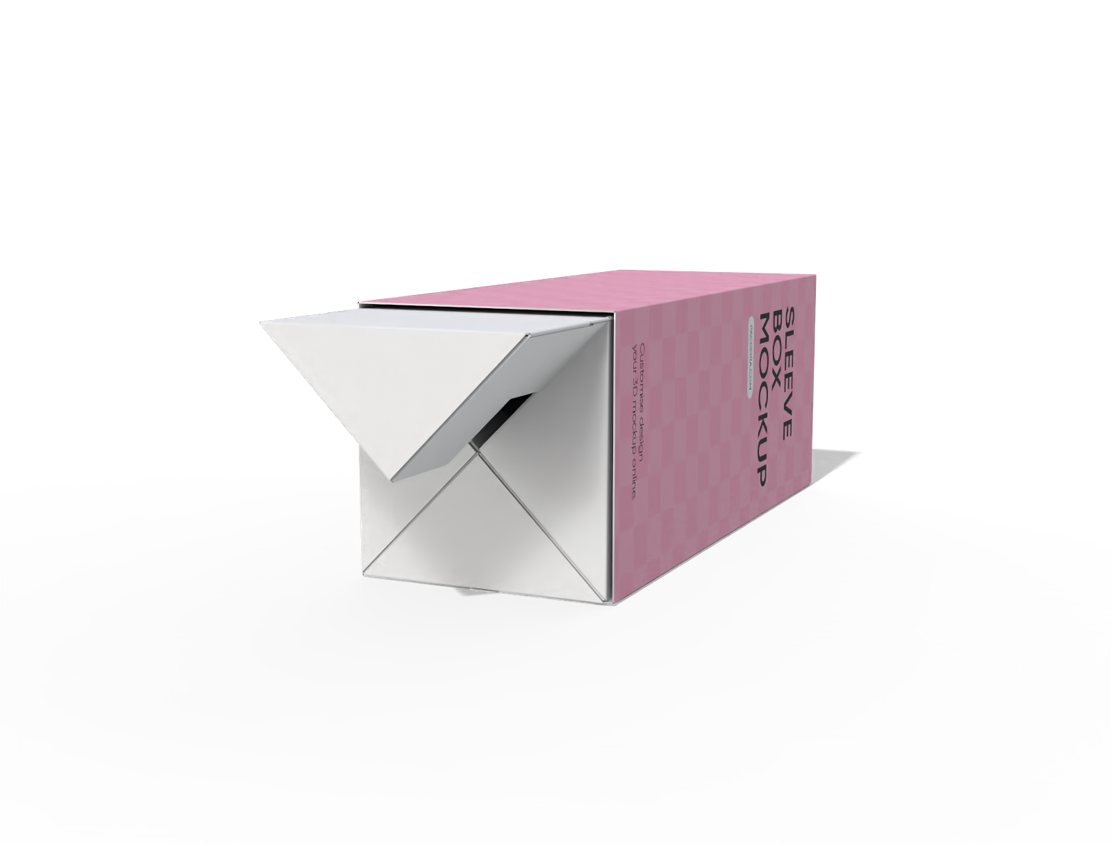 Gift sleeve box mockup