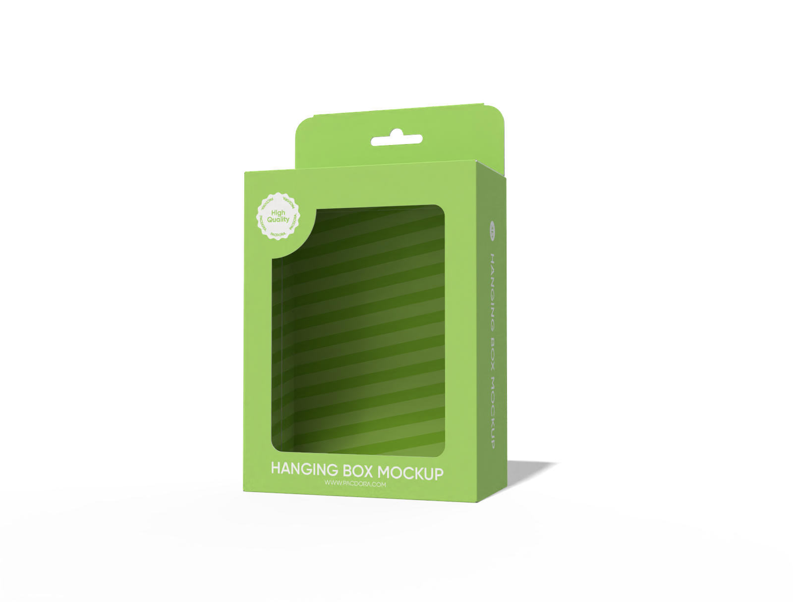 Hanging toy box with window mockup