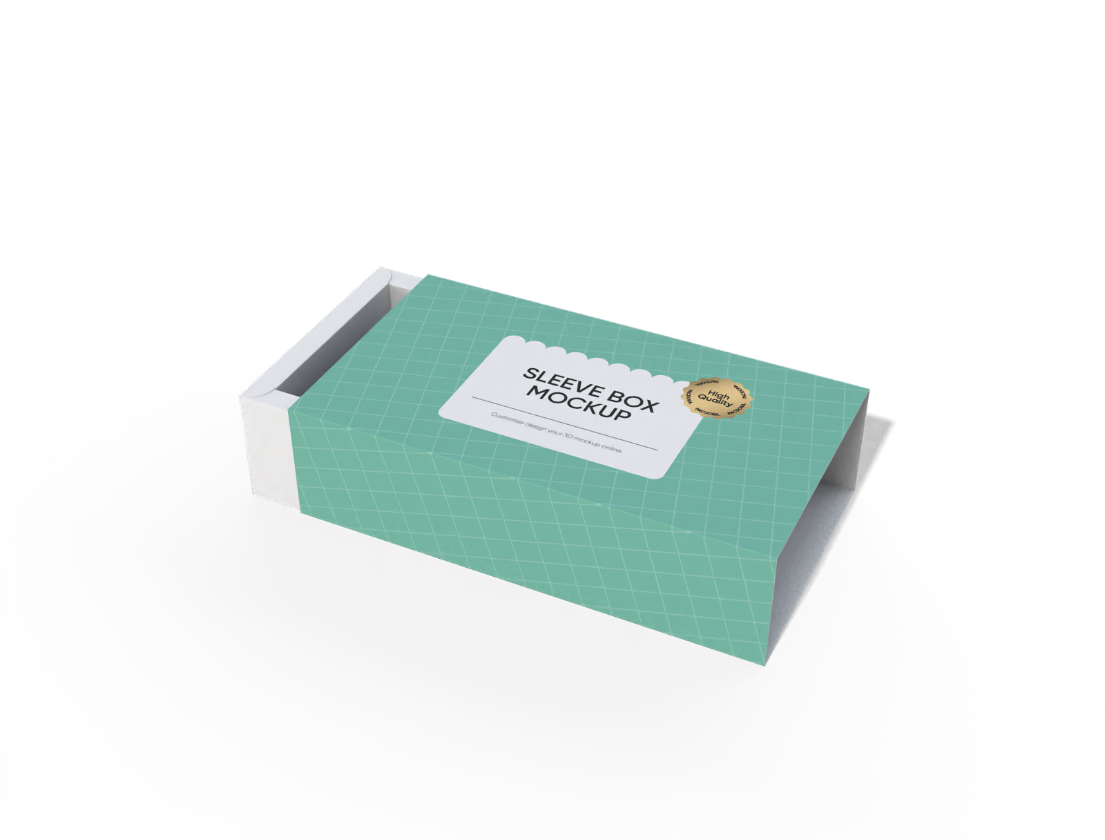 Gift sleeve box mockup Gift sleeve box mockup