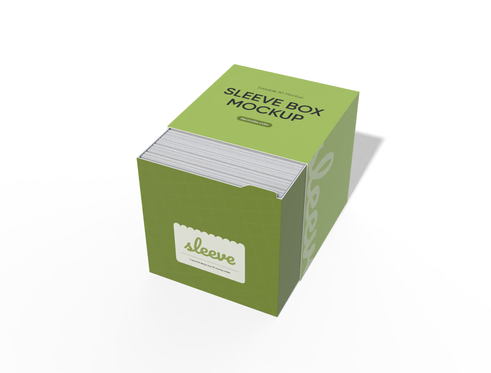 Tea sleeve box mockup