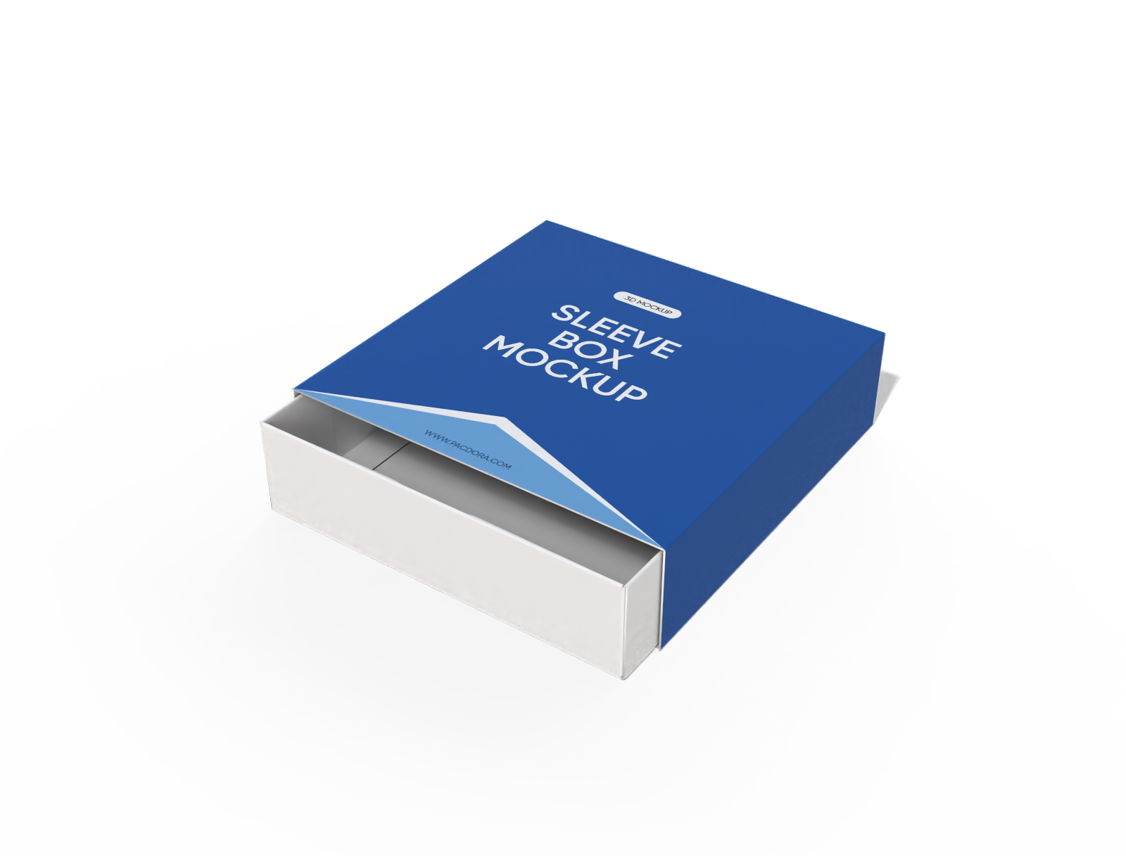 Sleeve drawer box mockup
