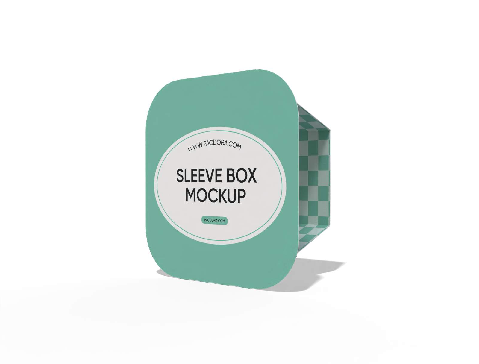 Food box sleeve mockup