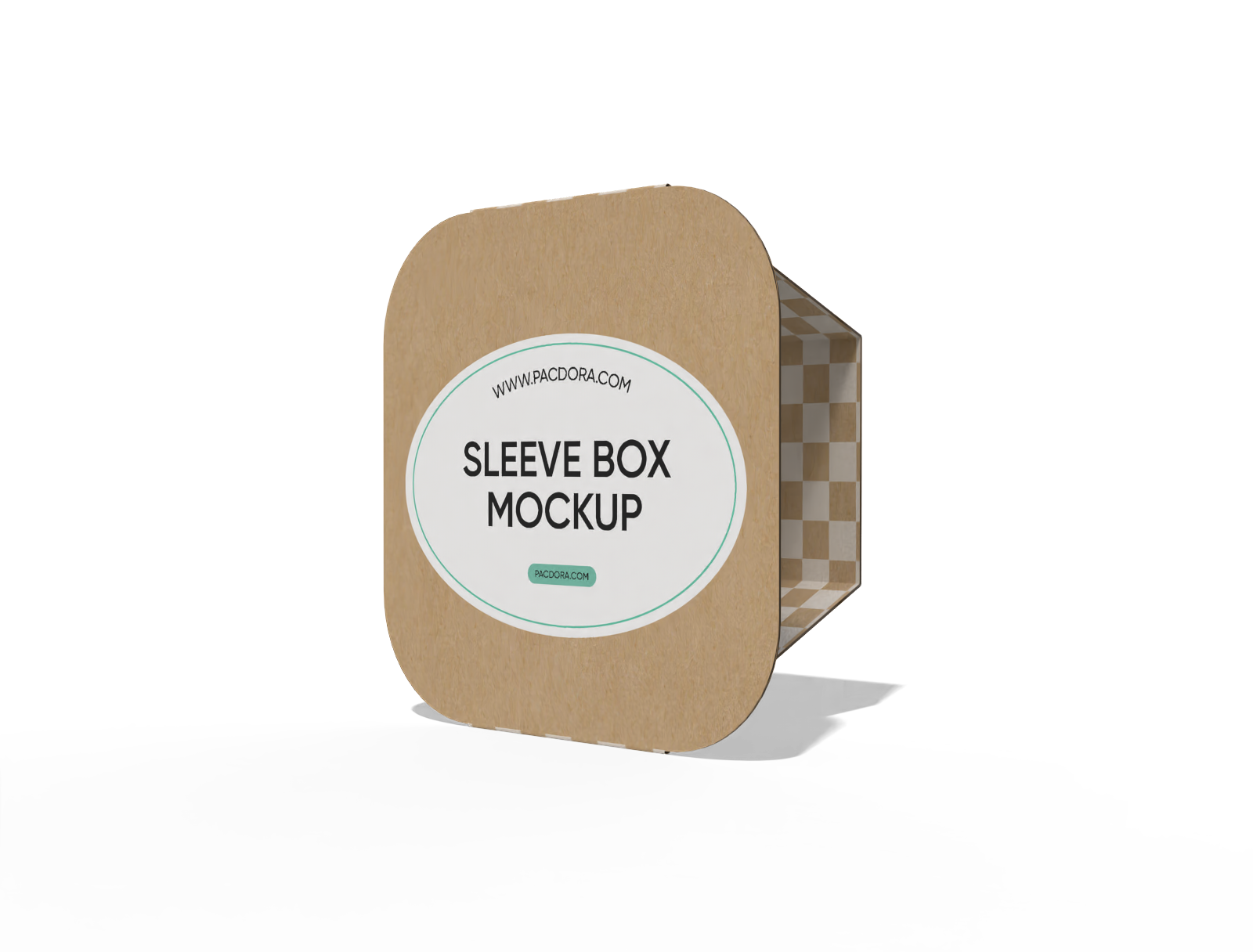 Food box sleeve mockup