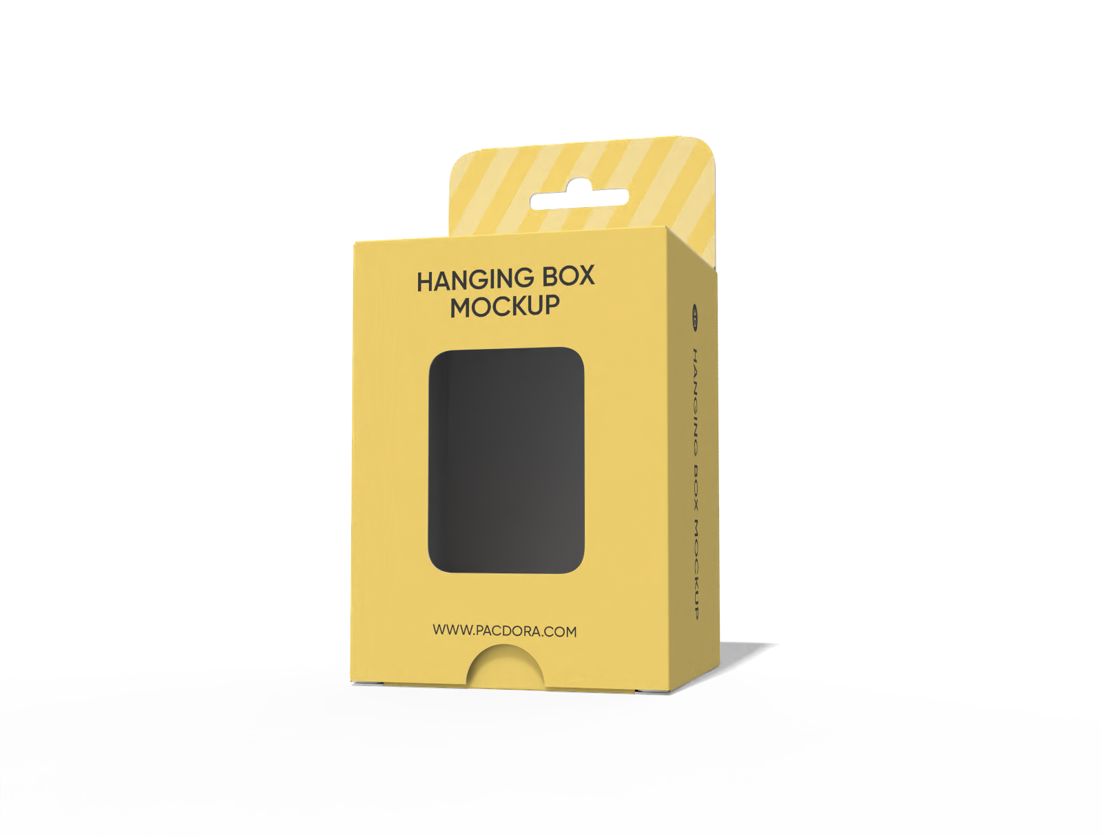 Hanging toy box with window mockup