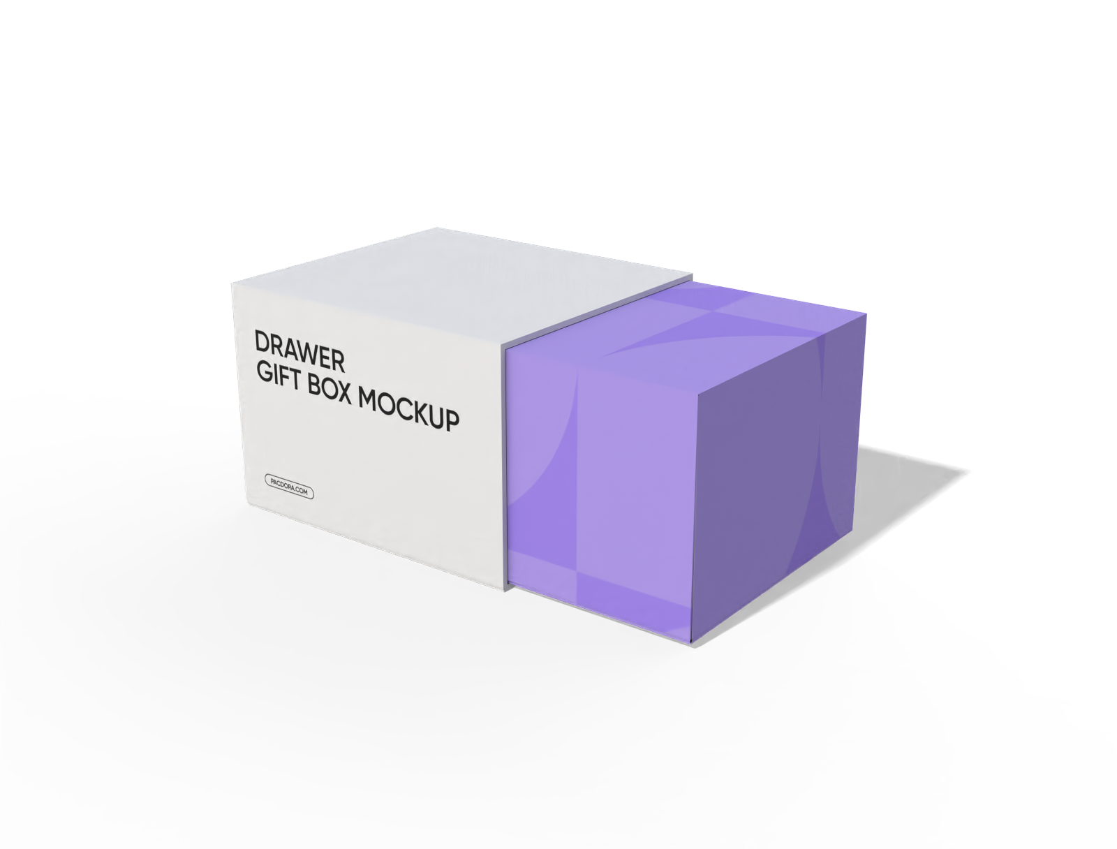 Drawer gift box mockup Drawer gift box mockup