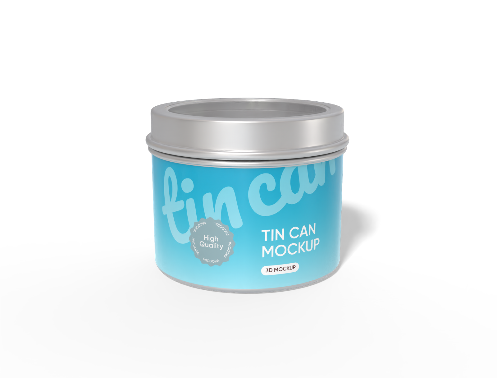 Tin can mockup