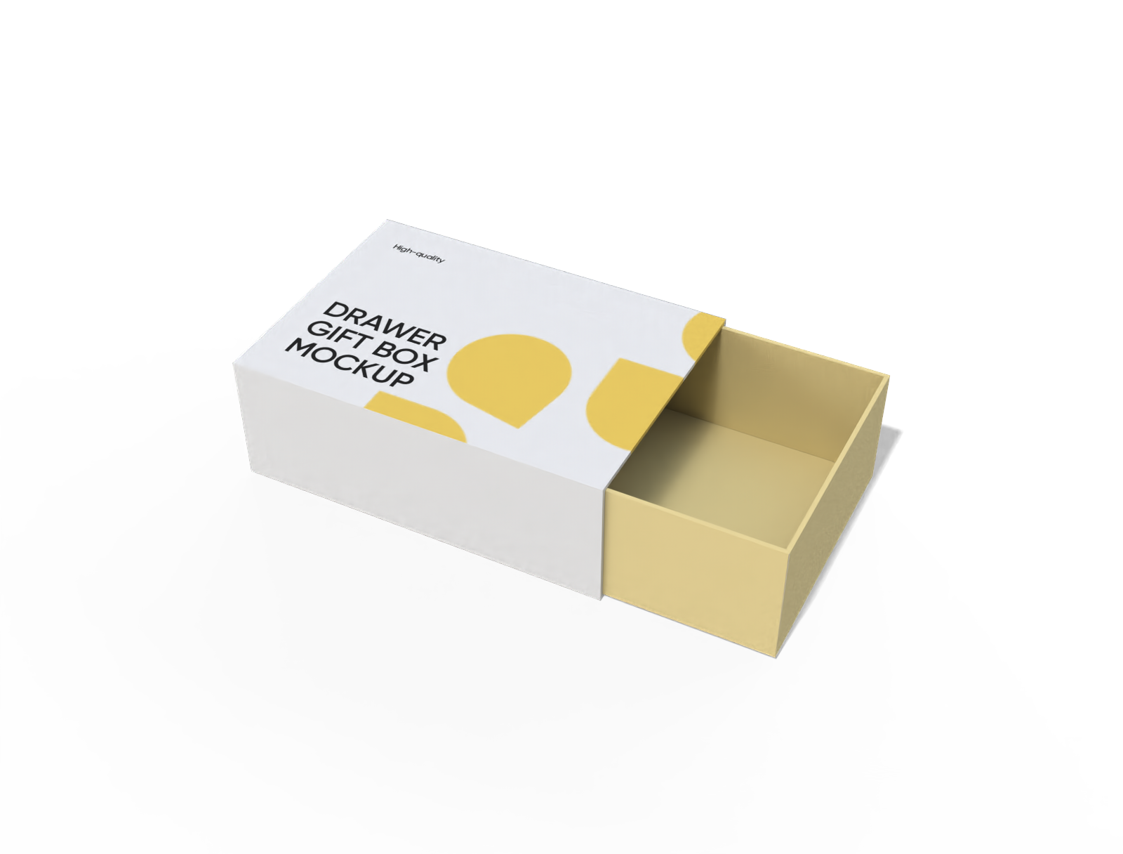 Drawer gift box mockup Drawer gift box mockup