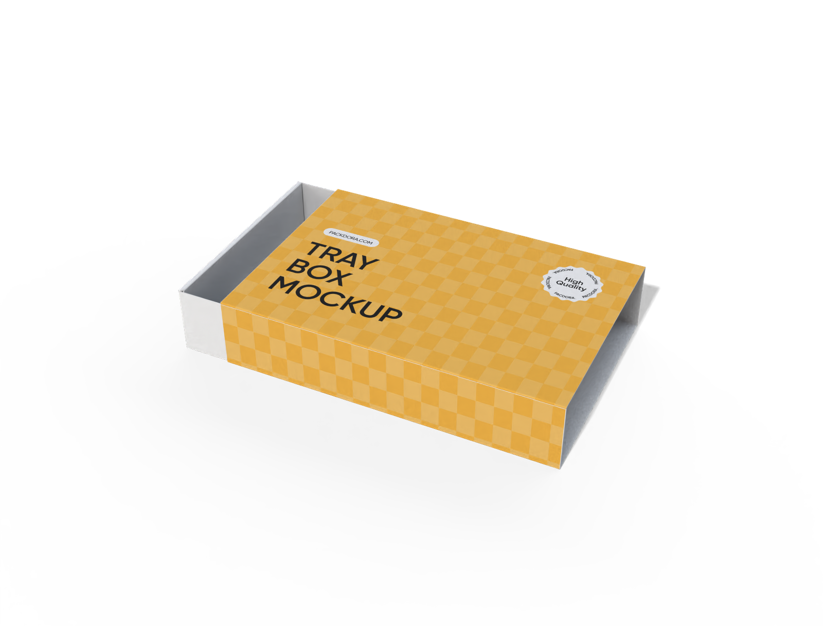 Sliding box mockup