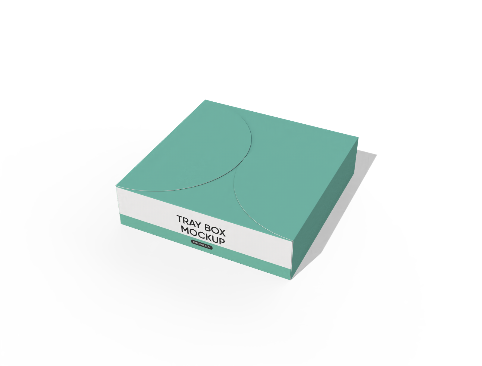 Spare food tray box mockup Spare food tray box mockup