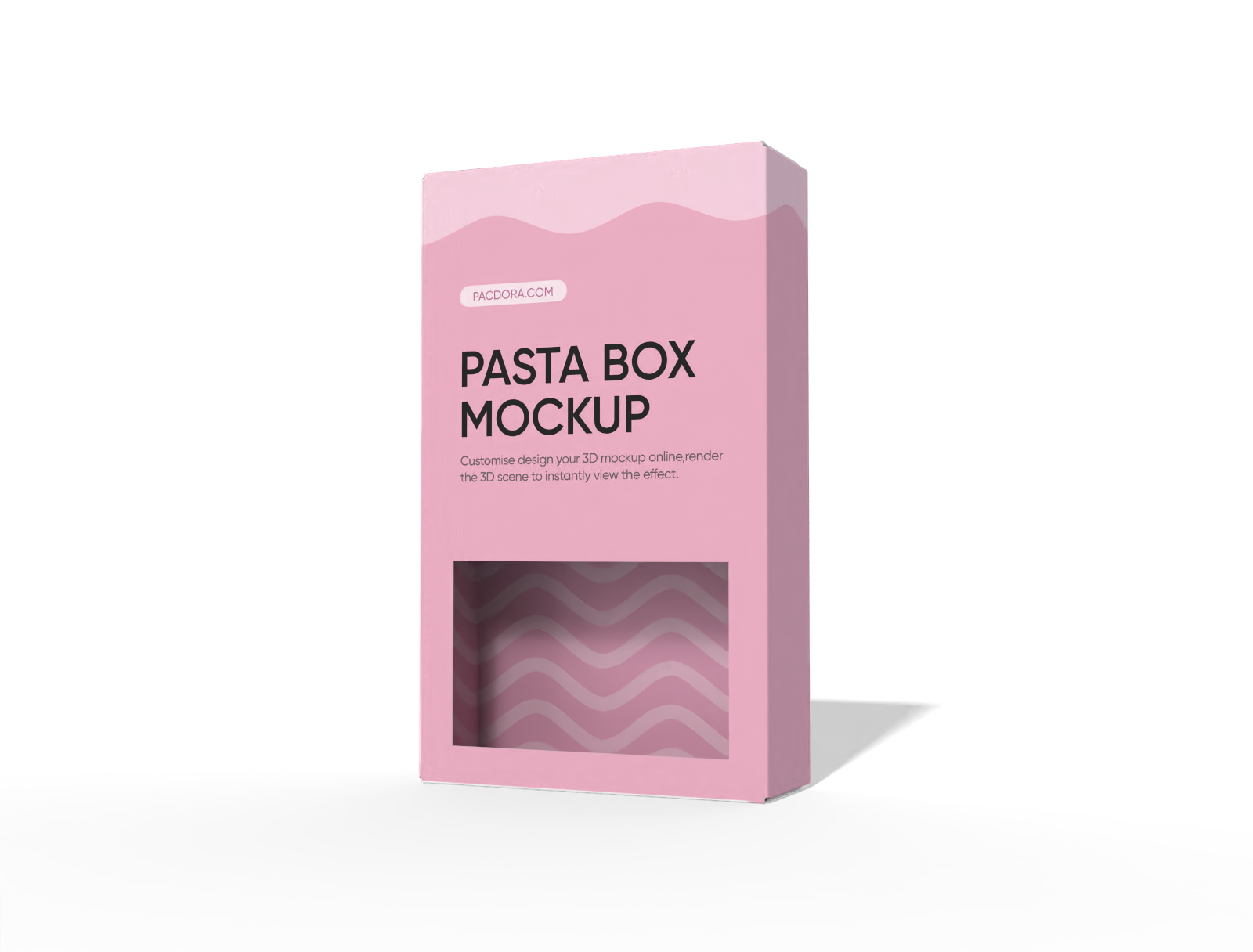 Pasta box mockup