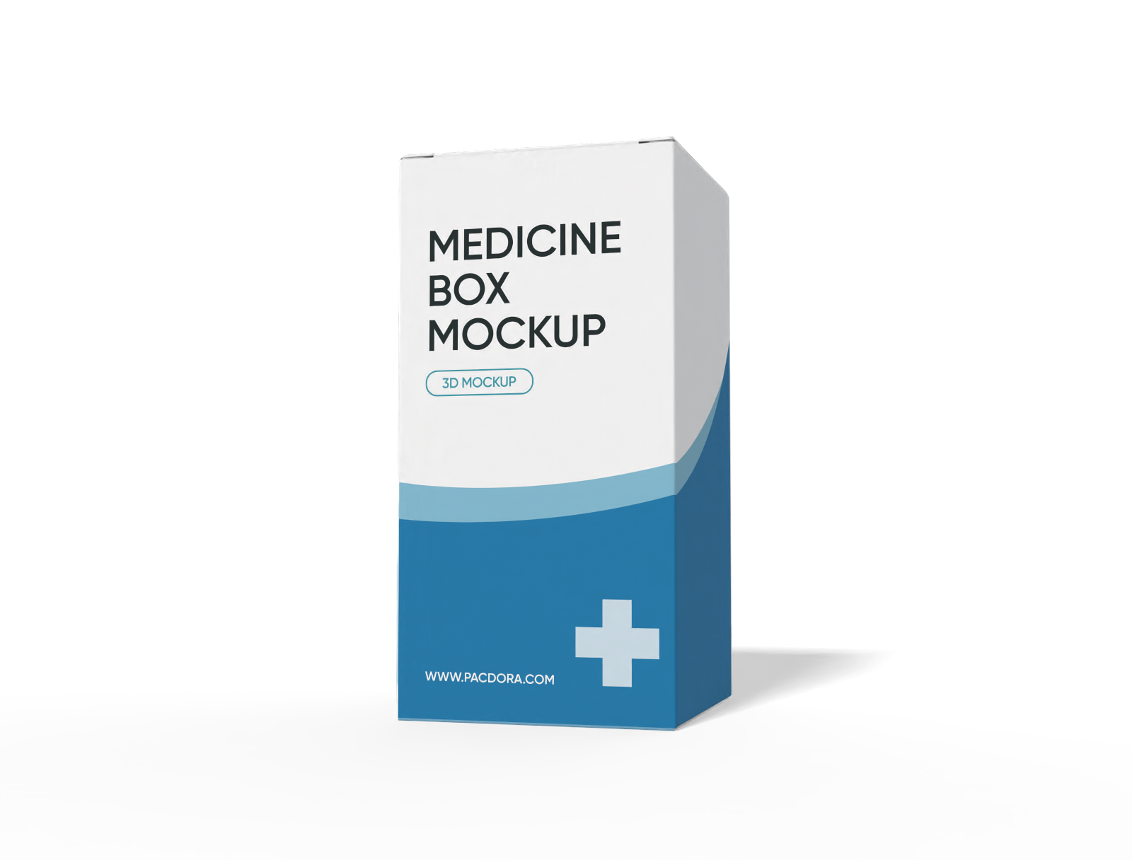 Medicine box mockup