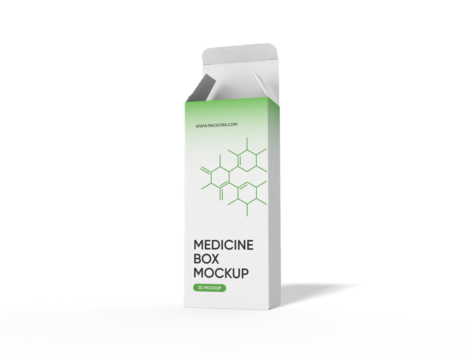Medicine box mockup