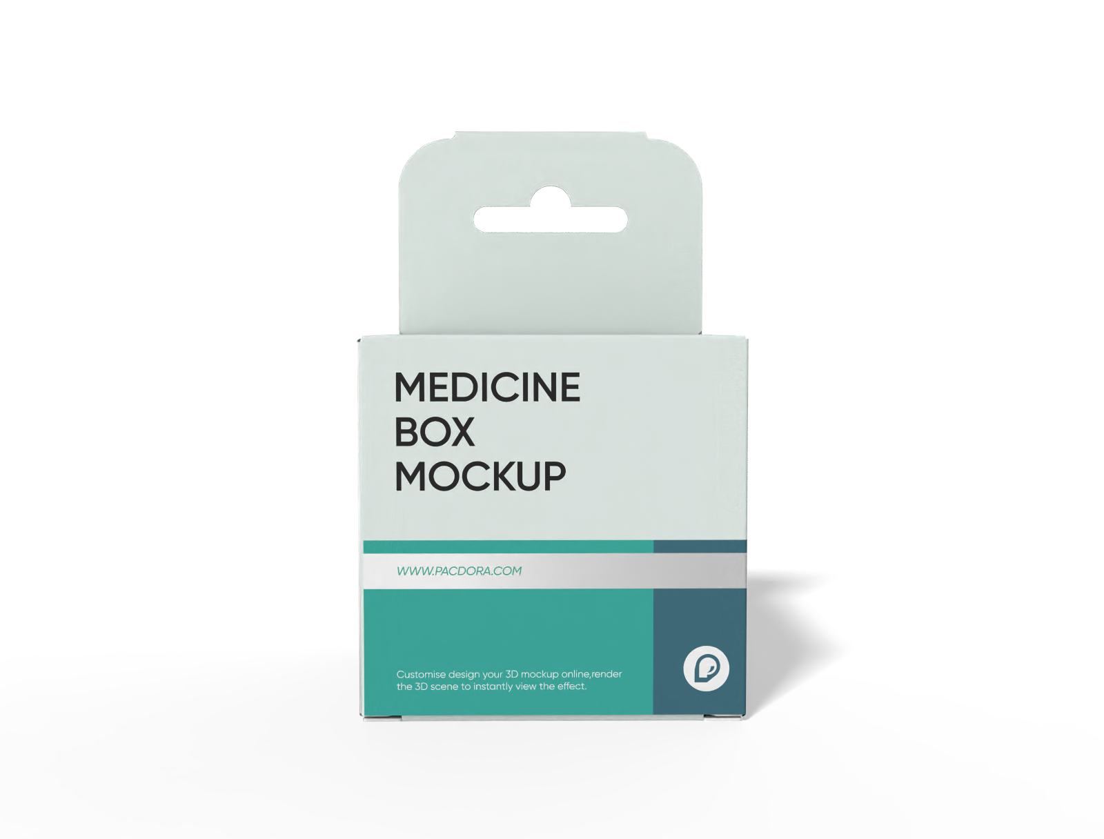 Hanging box mockup