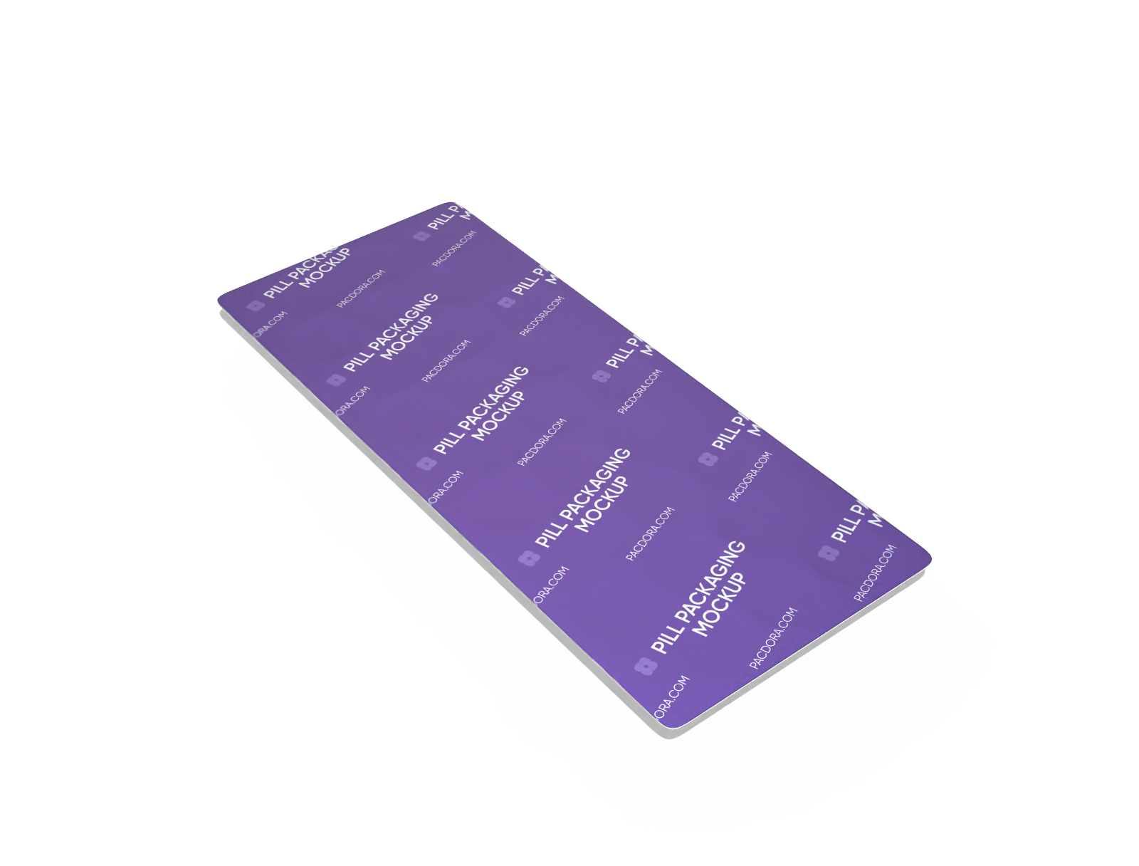 Pill packaging mockup