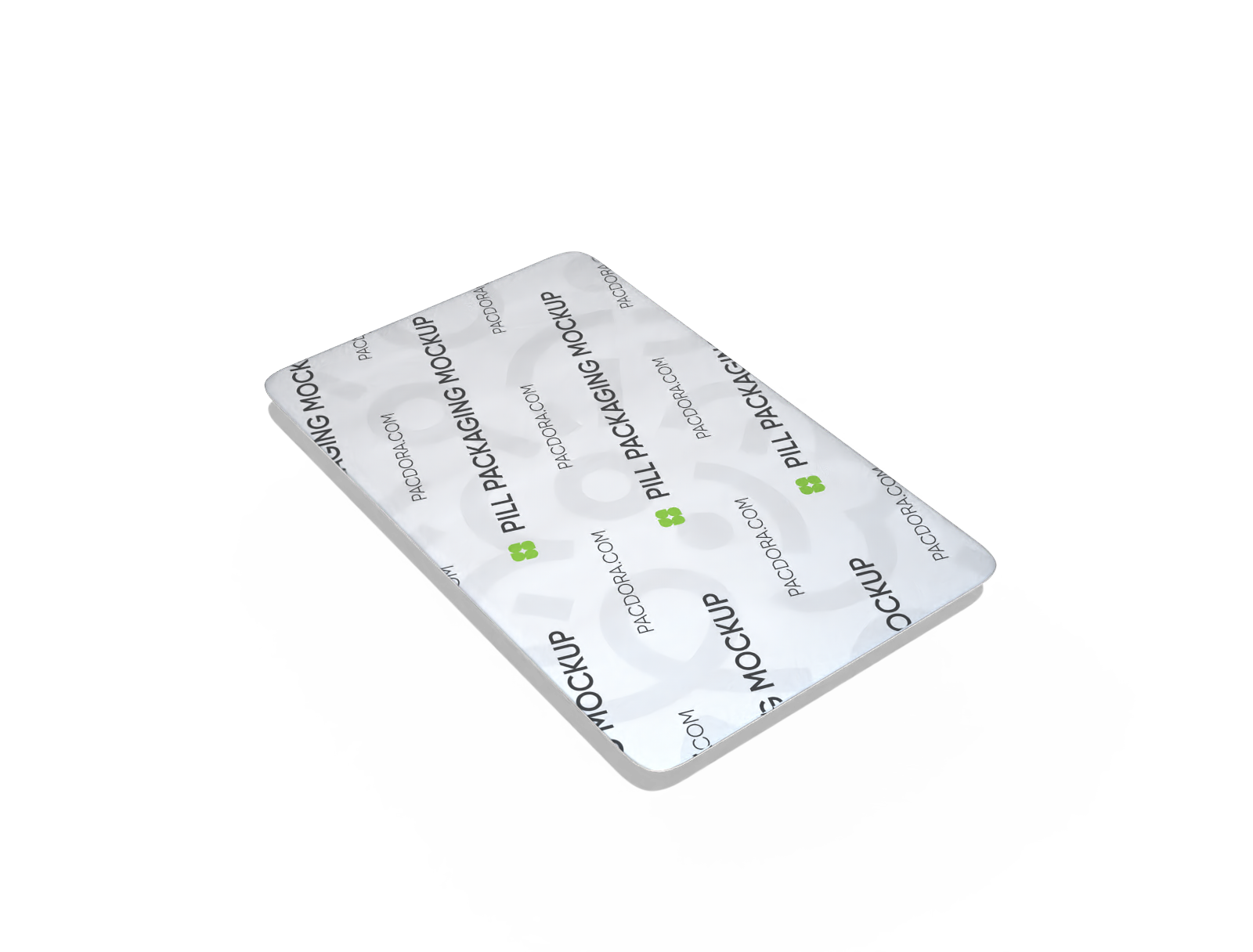 Capsule packaging mockup