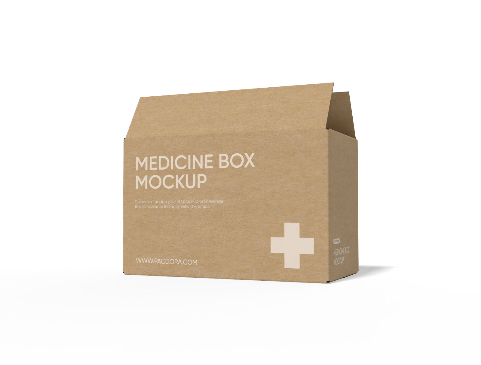 Medicine box mockup Medicine box mockup