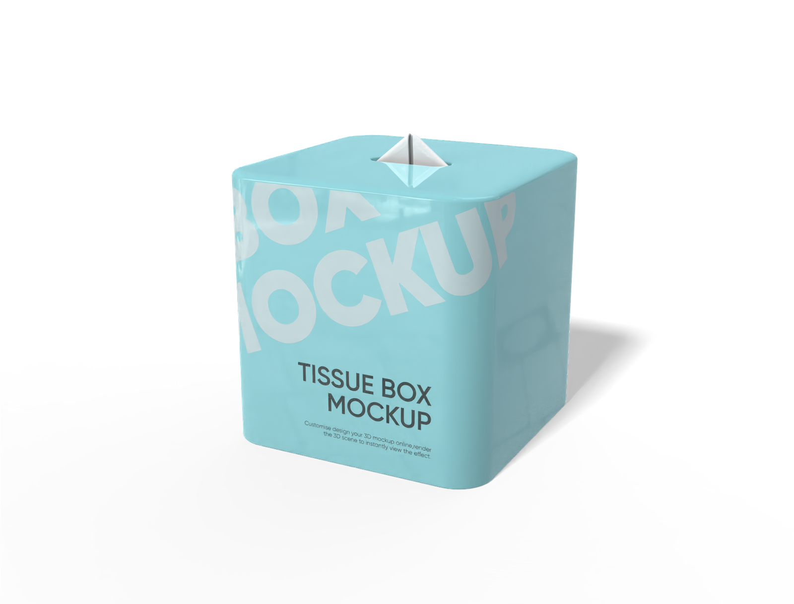 Tissue box mockup