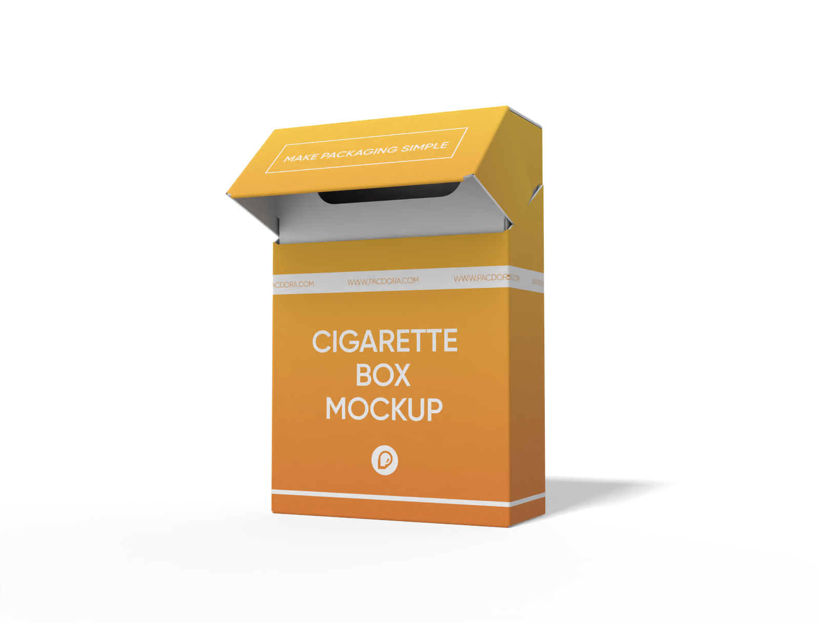 Cigarette box mockup