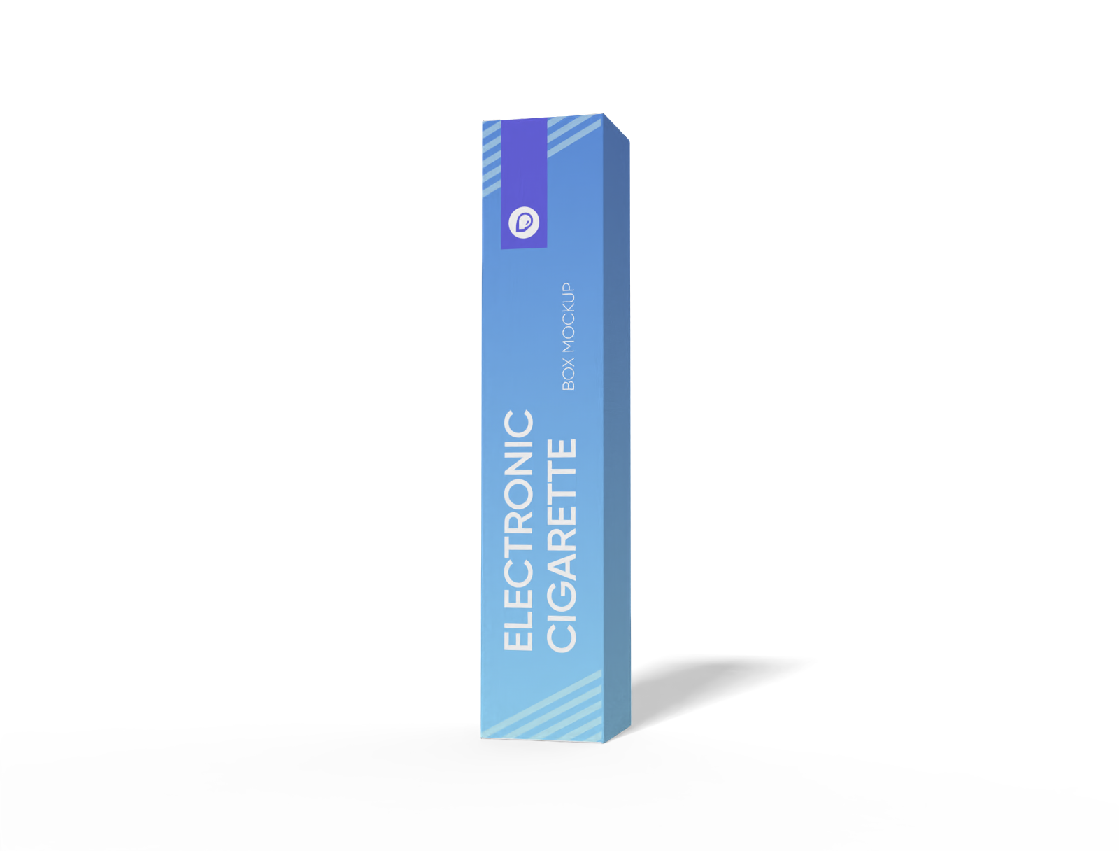 Electronic cigarette box mockup
