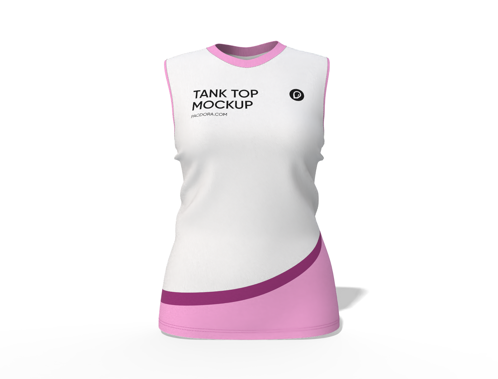 Women’s sleeveless shirt mockup