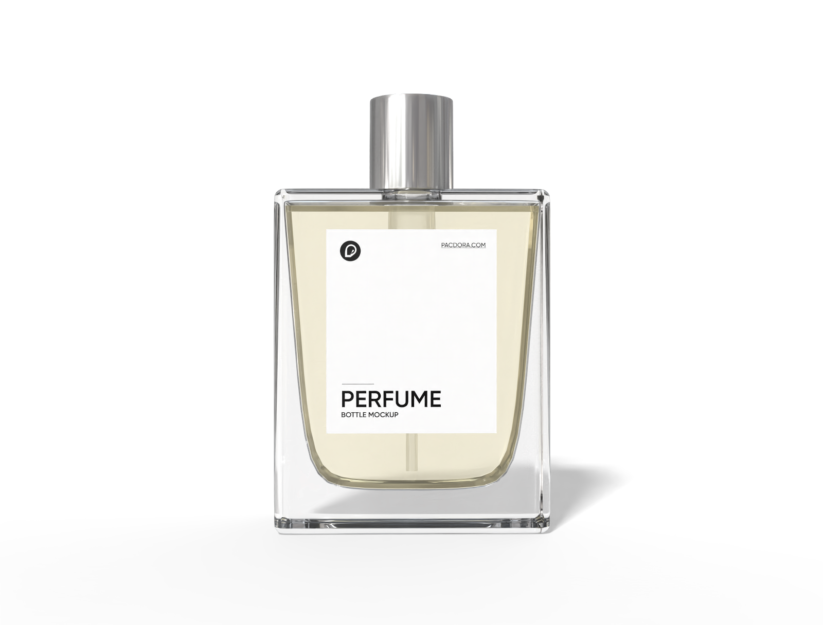 80ml perfume bottle Mockup