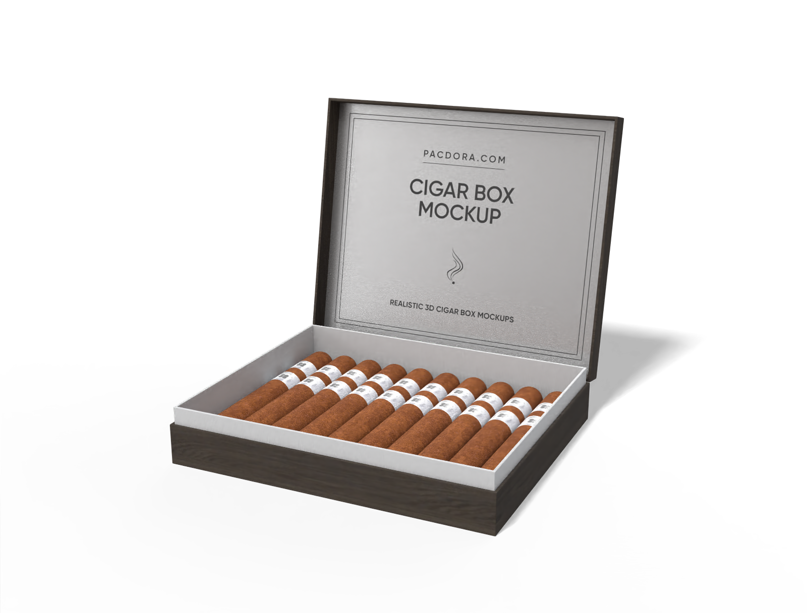 Cigar box mockup
