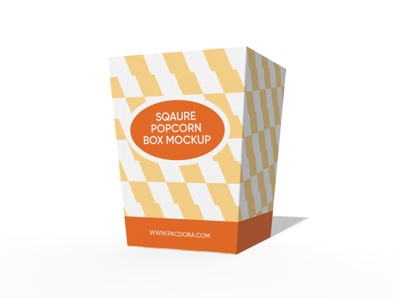 Popcorn box mockup