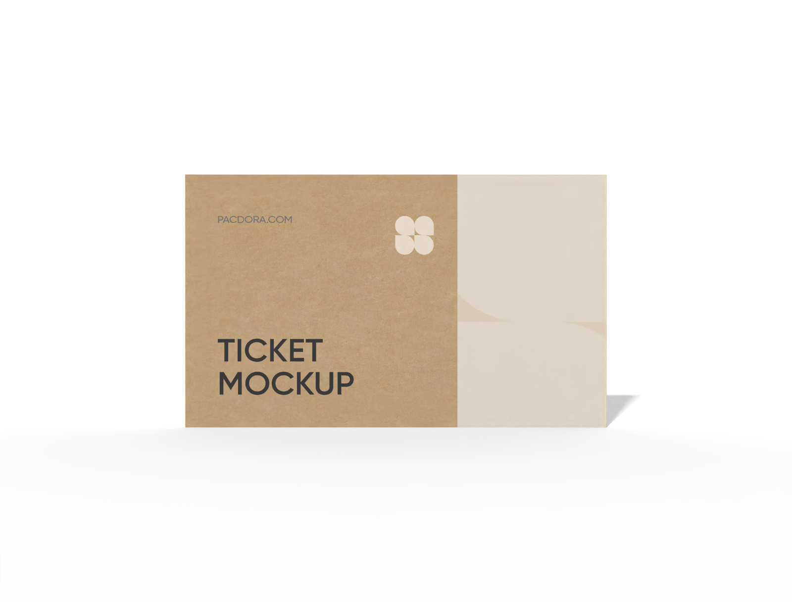 FEFCO 0110 Corrugated cardboard blank mockup
