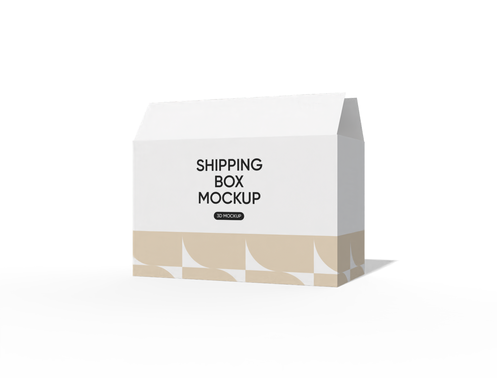 FEFCO 0201 shipping paper box mockup FEFCO 0201 shipping paper box mockup