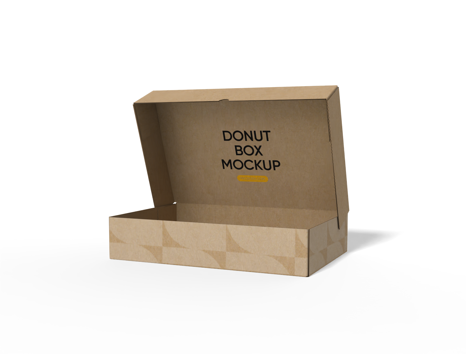 FEFCO 0409 five panel wraps box mockup
