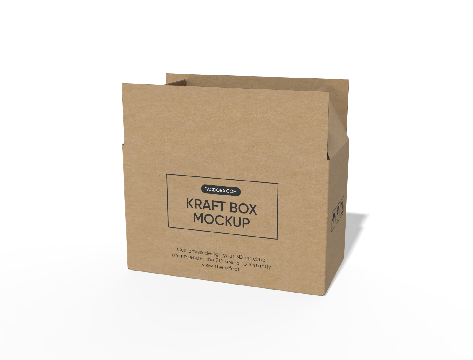 FEFCO 0202 cartons international standard mockup