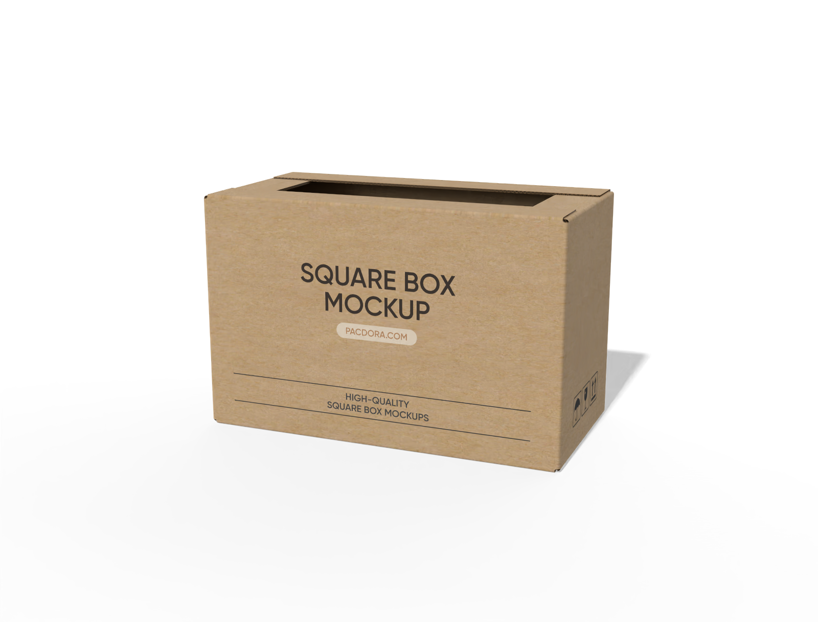 FEFCO 0209 regular paper shipping cartons mockup FEFCO 0209 regular paper shipping cartons mockup