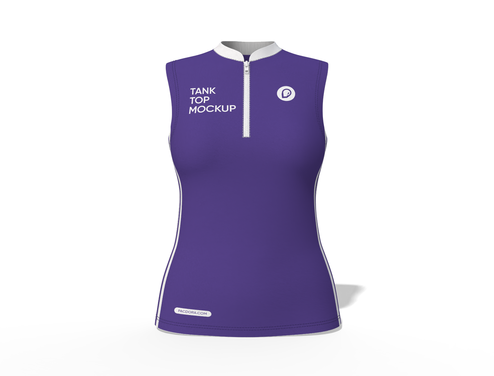 Women's sleeveless shirt mockup