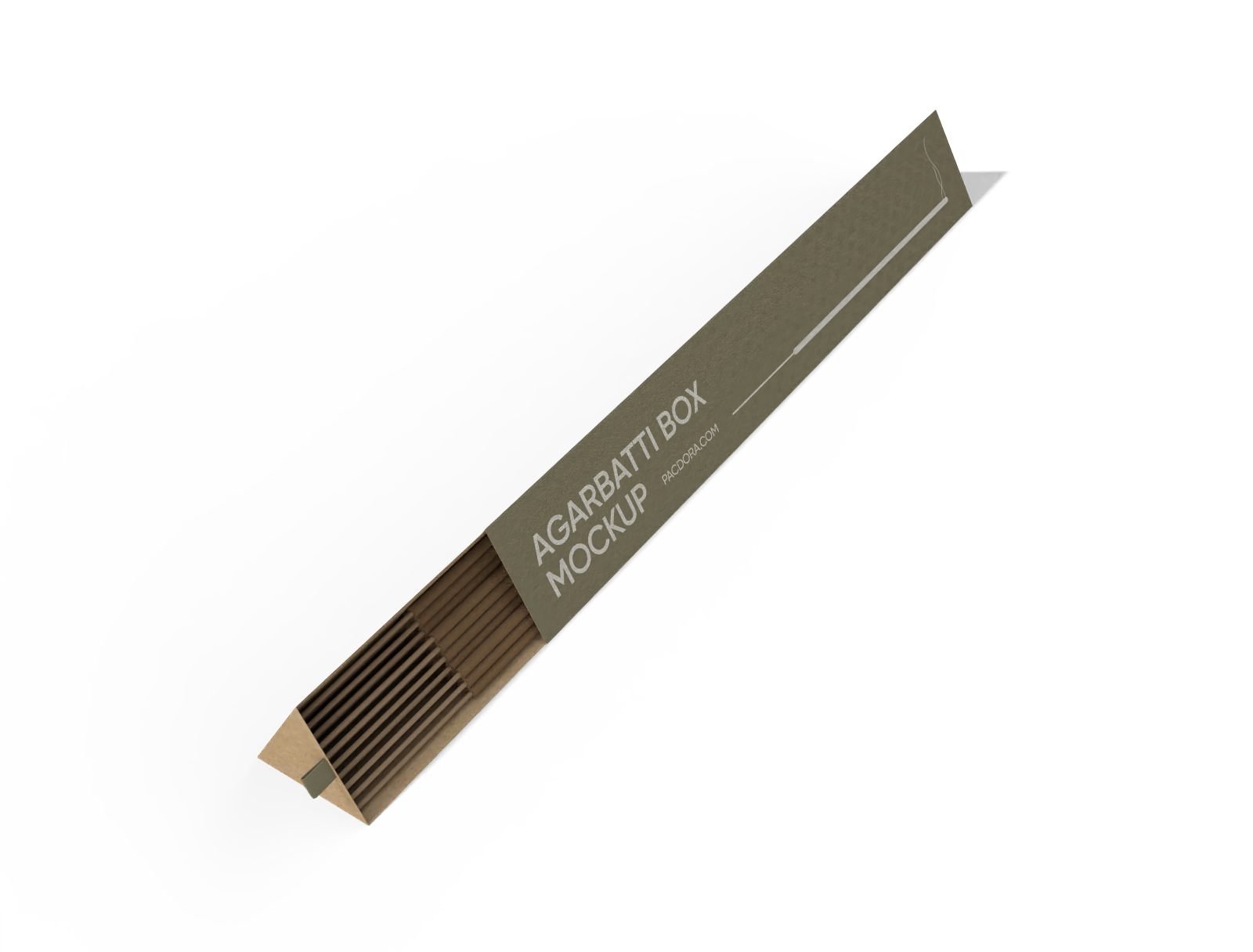 Agarbatti box mockup