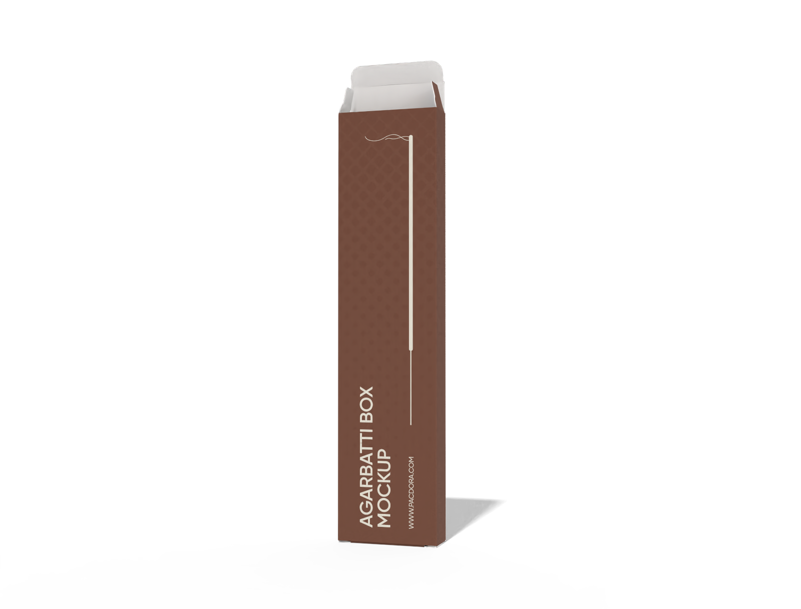 Tuck end agarbatti box mockup