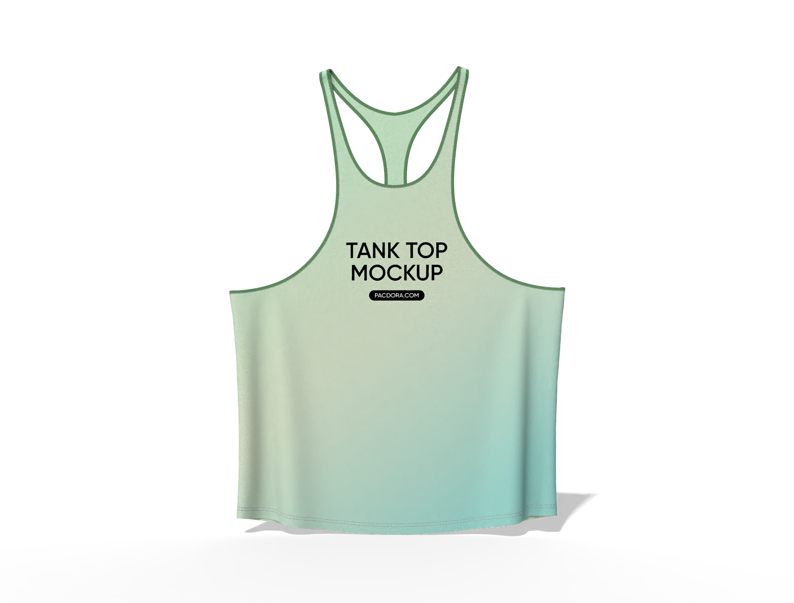 Racerback tank mockup