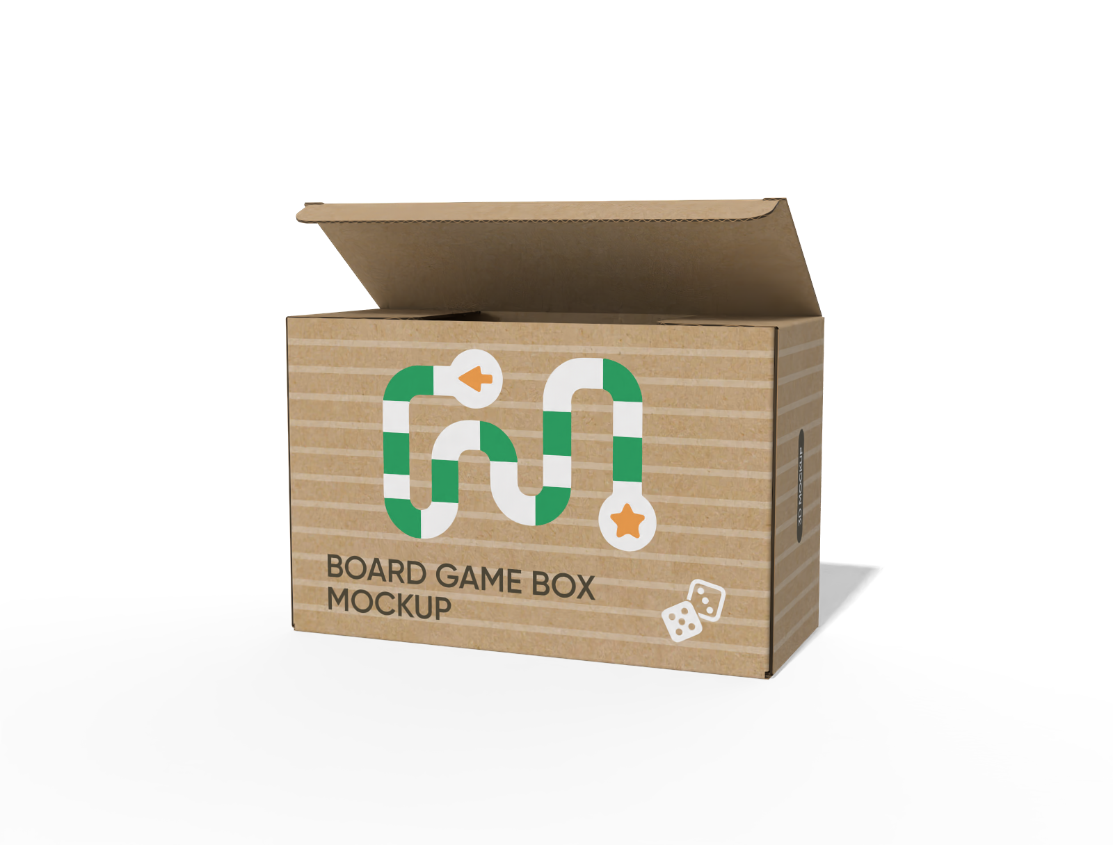 FEFCO 0443 tuck end box variations adhesive boxes paper mockup