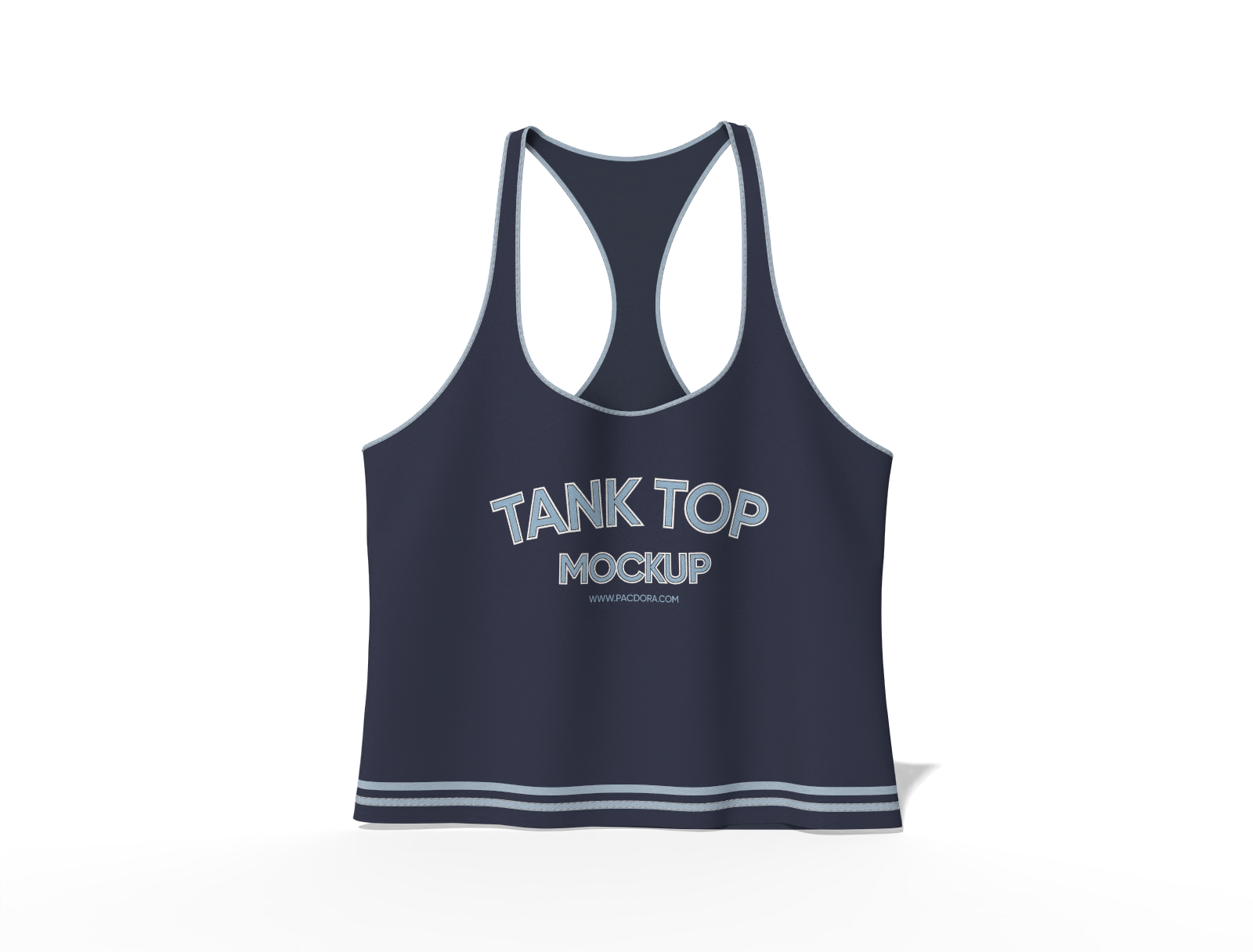 Women's racerback tank mockup