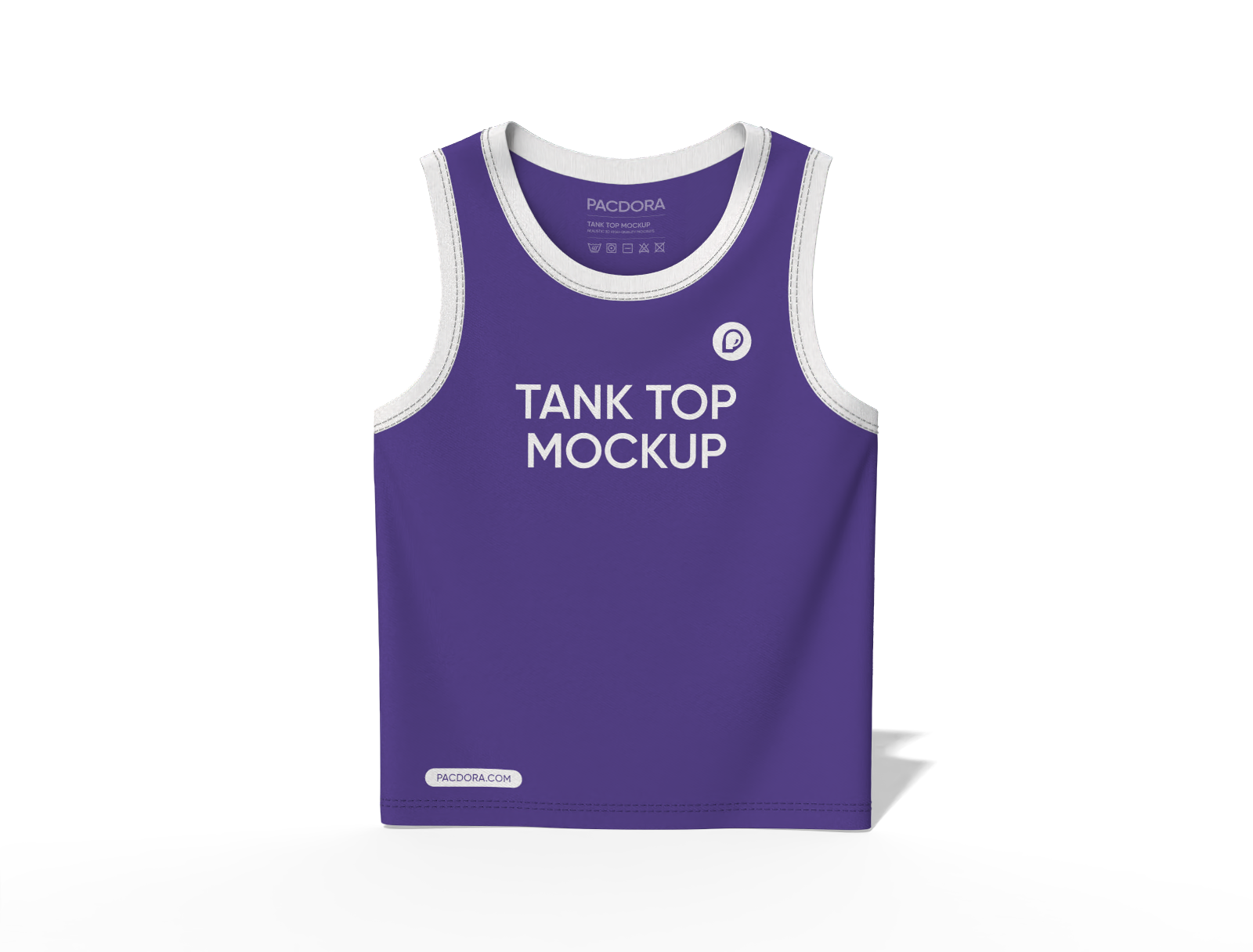 Baby jersey tank top mockup