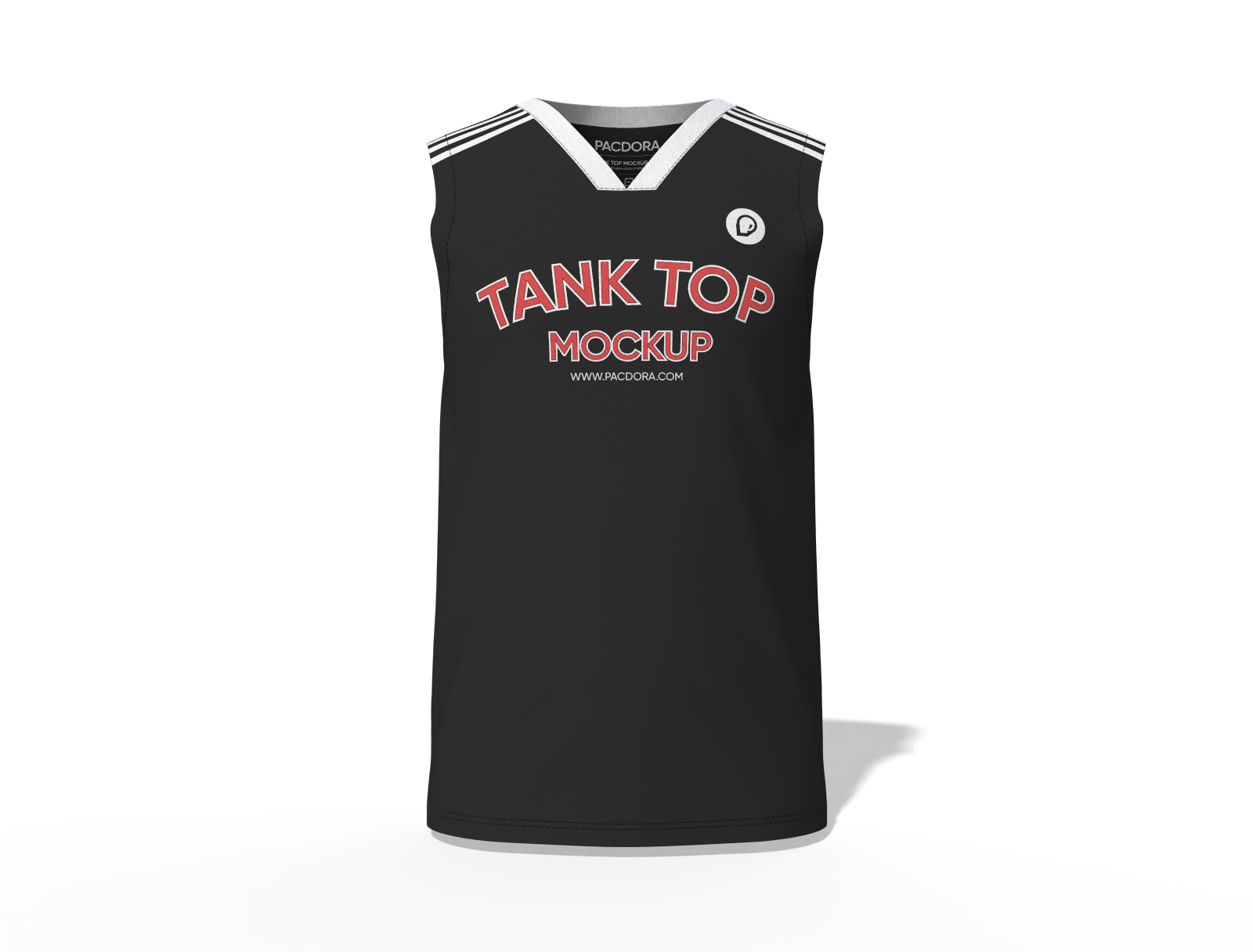 Sleeveless tank top mockup
