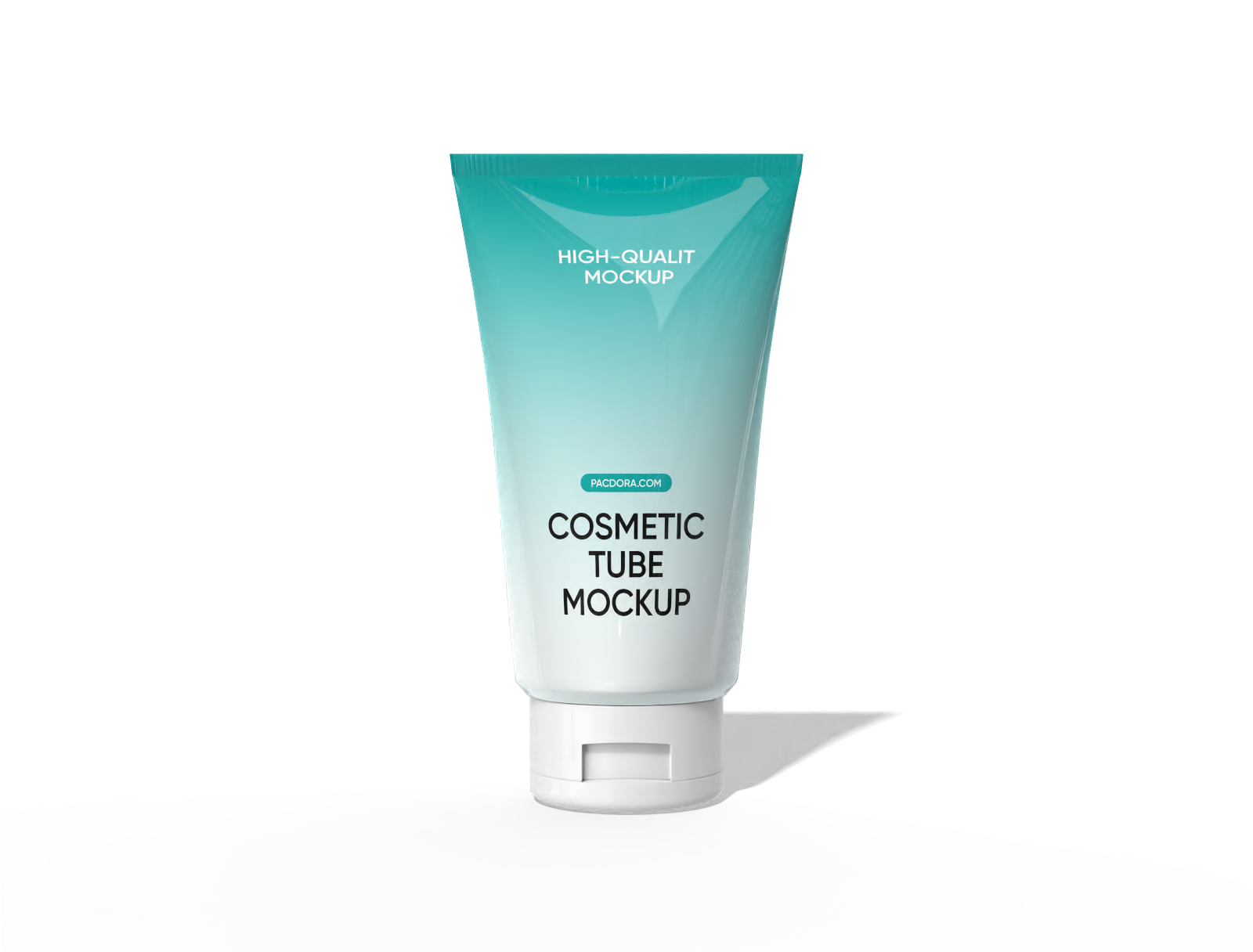 75 ml face wash tube mockup