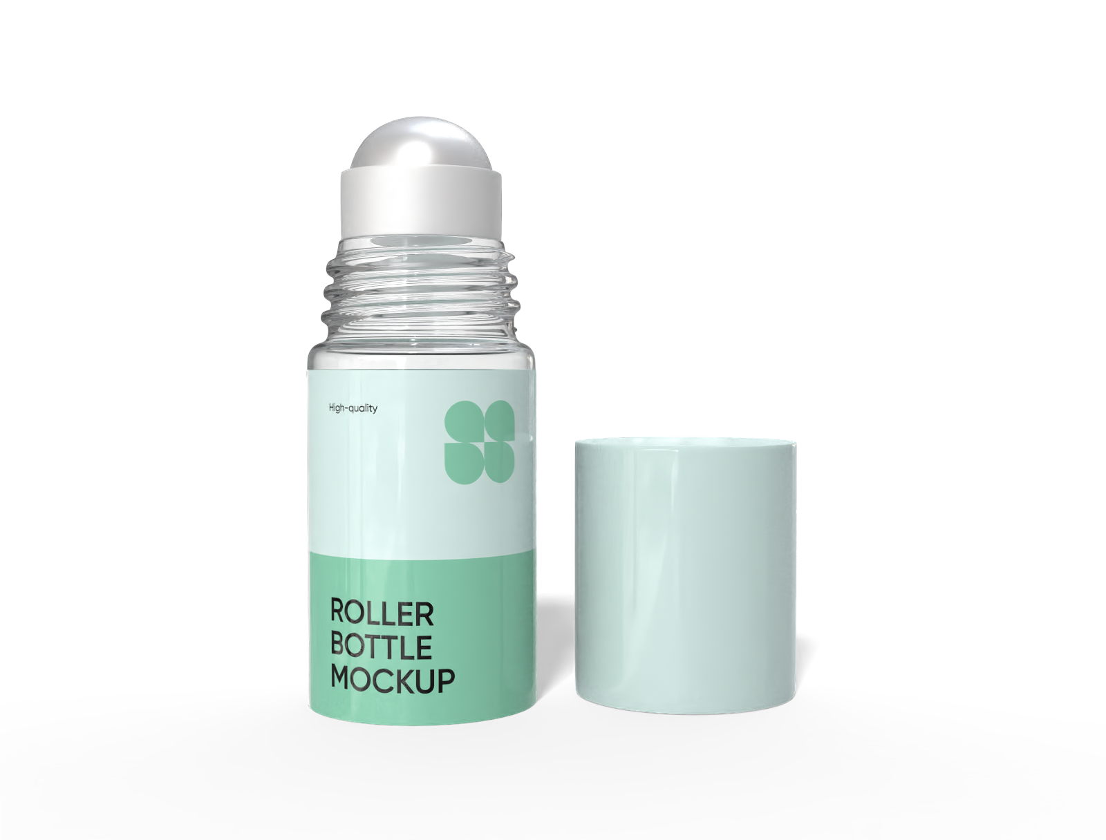 5ml roller bottles mockup
