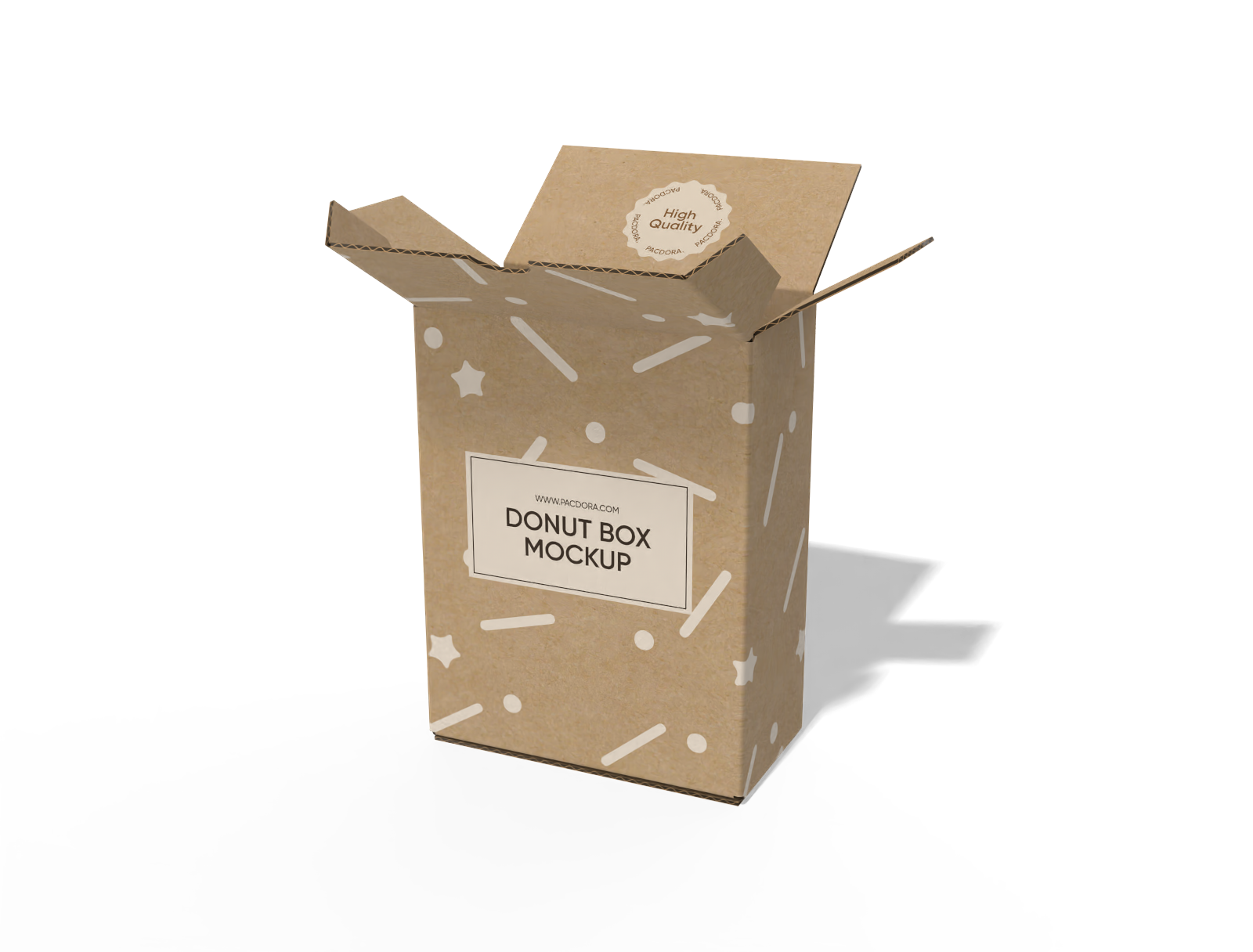 FEFCO 0227  tuck end mailer box mockup